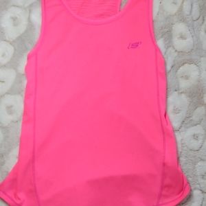 Sketchers Girl's Pink Tank Top